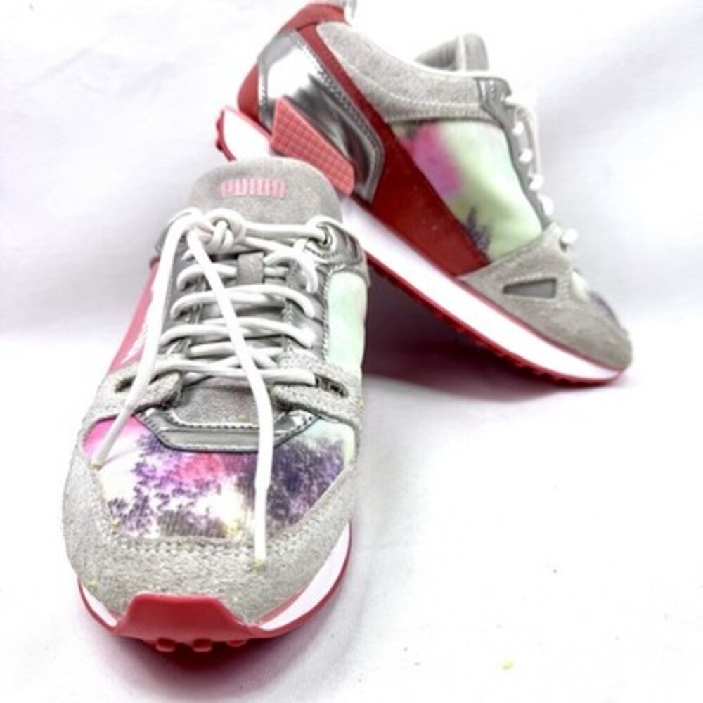 Puma Mile Rider SN Lace Up Salmon Rose Casual Sneakers 368747-01 Women Size 9